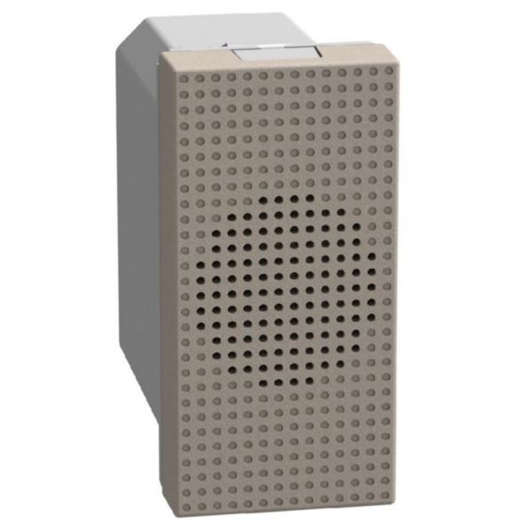 Bronze bell 12 Vac - 5 Vac - 80 dB - 1 module - stone