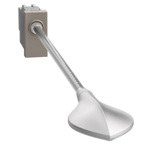 Reading lamp dimmable - 1 module (recessed) - stone