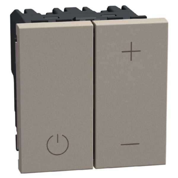 pushbutton dimmer output 0 - 10 V for ballast - 2 modules - stone
