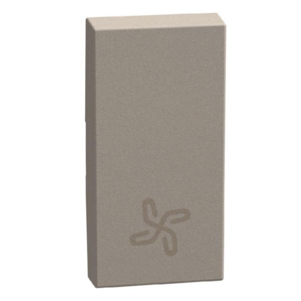 lightable key cover with key symbol, 1 module stone, rocker