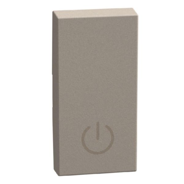 lightable key cover with boyler symbol, 1 module stone, rocker