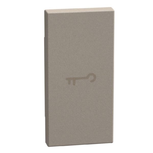 lightable key cover with key symbol, 1 module stone, axial