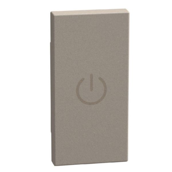 lightable key cover with boyler symbol, 1 module stone, axial