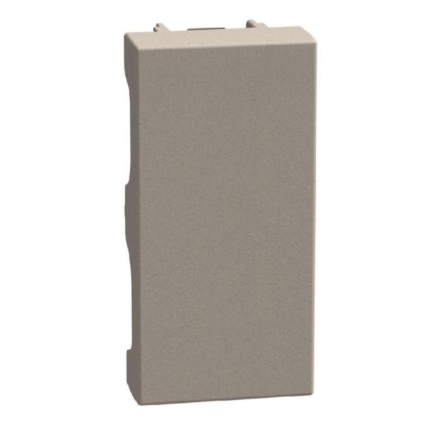 Blank plate - 1 module - stone