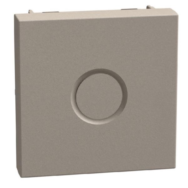 Blank plate - 2 modules - stone