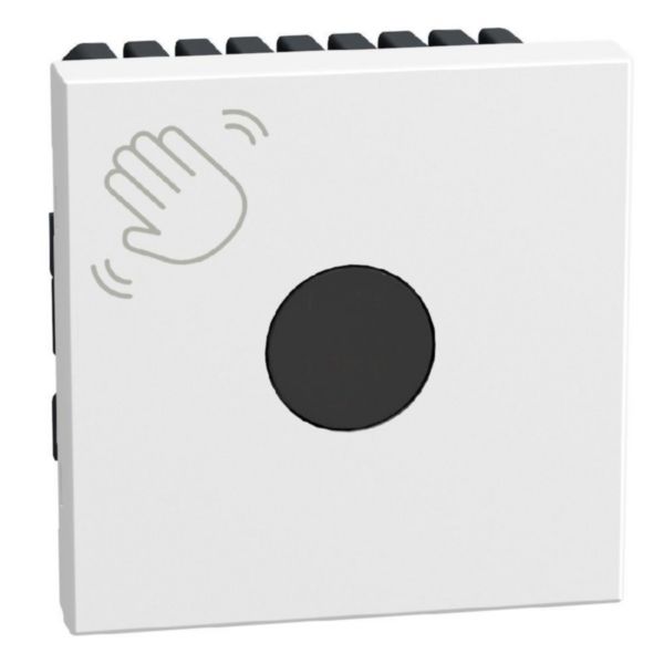 Touchless switch for Lighting - 2 modules - white