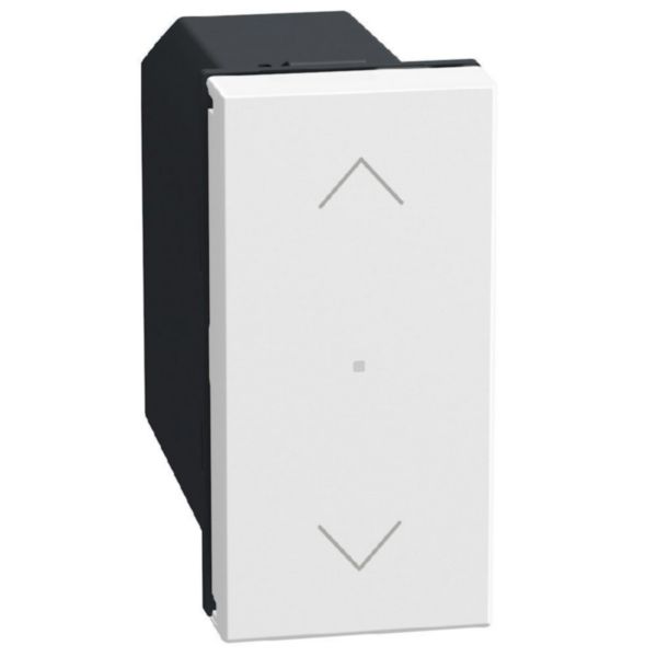 Connected shutter control. Power supply 100-240 Vac - 1 module - white