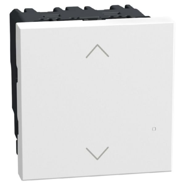 Connected shutter control. Power supply 100-240 Vac - 2 modules - white