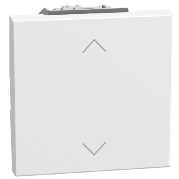 Changeover switch 1P 10 AX - 250 V 1-0-2 - not lightable - 2 modules - white