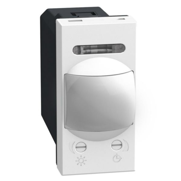 Switch with IR ray movement sensor - 1 module - white
