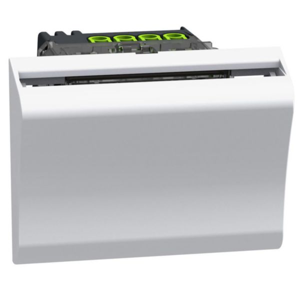 Badge-holder pocket for hotel room - 2 modules - white