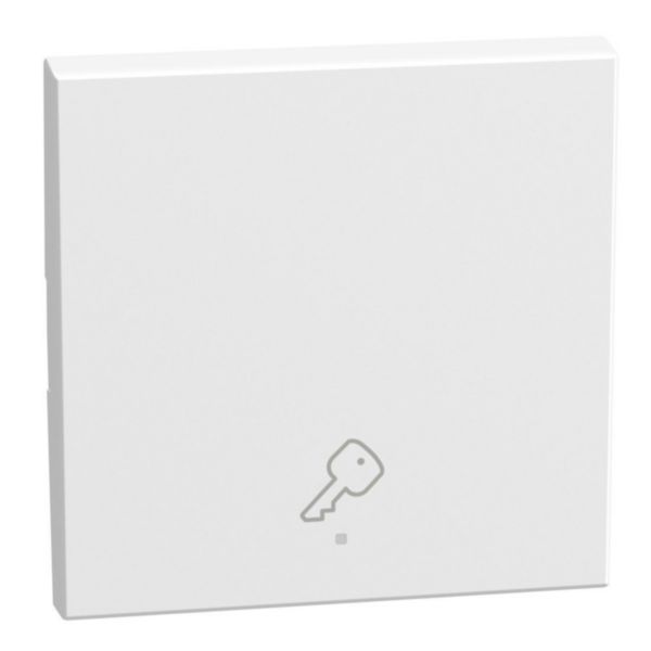 1 function silk-screen printed Key cover with symbol Key - 2 modules - white