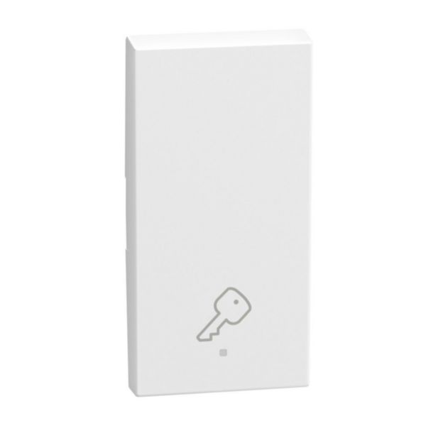 1 function silk-screen printed Key cover with symbol Key - 1 module - white