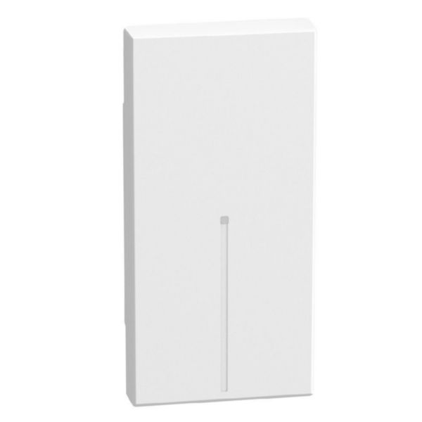 lightable key cover 1 module white, axial