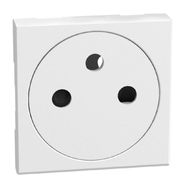 Cover for French standard socket outlets Y4142AF, Y4142M2AF and Y4142M3AF - white