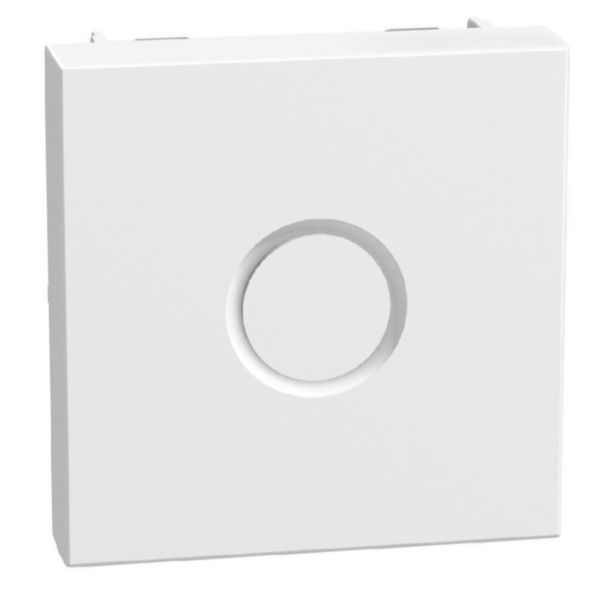 Blank plate - 2 modules - white
