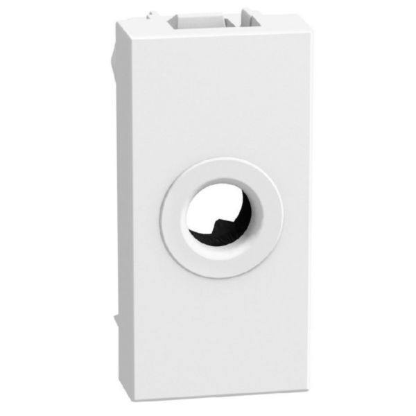 Simple output diameter 9.5 mm - 1 module - white