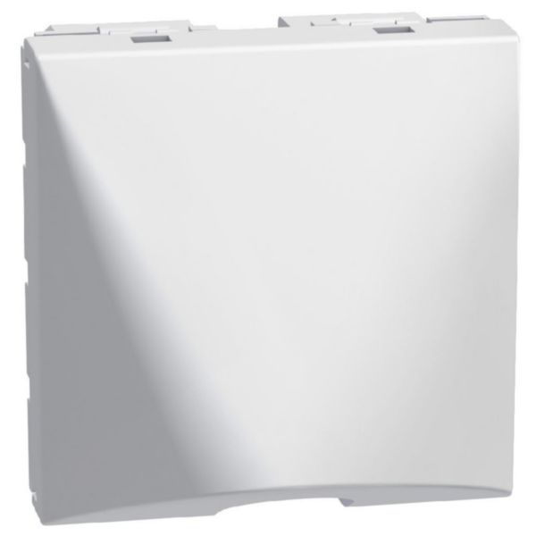 Simple output diameter 9.5 mm - 2 modules - white