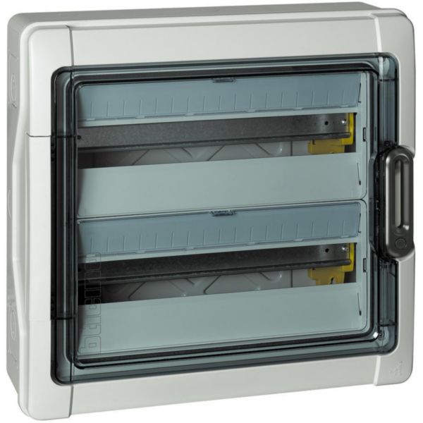 Horizontal multifunction box for IDROBOARD 18 modules