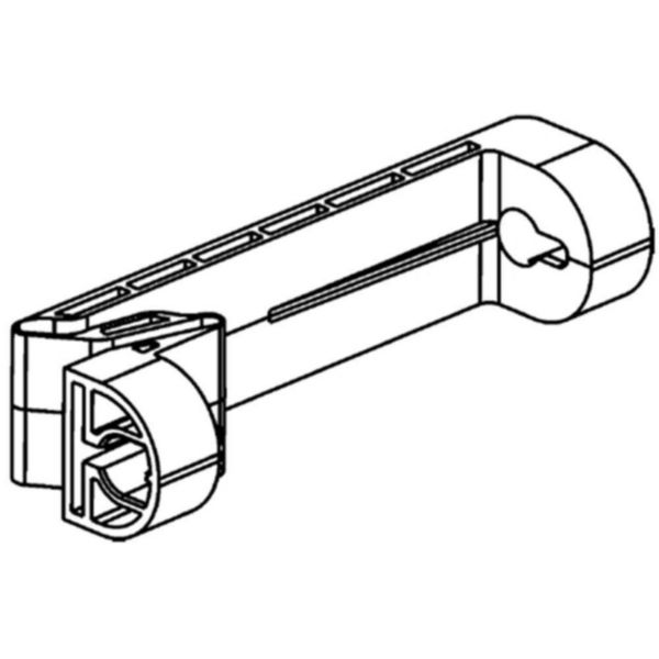 Set of 2 hinges to fasten the switchboard