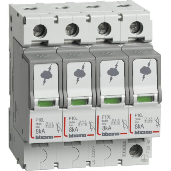 SPD - 3P+N T1+T2 Imax=8KA - T2 Imax 60kA