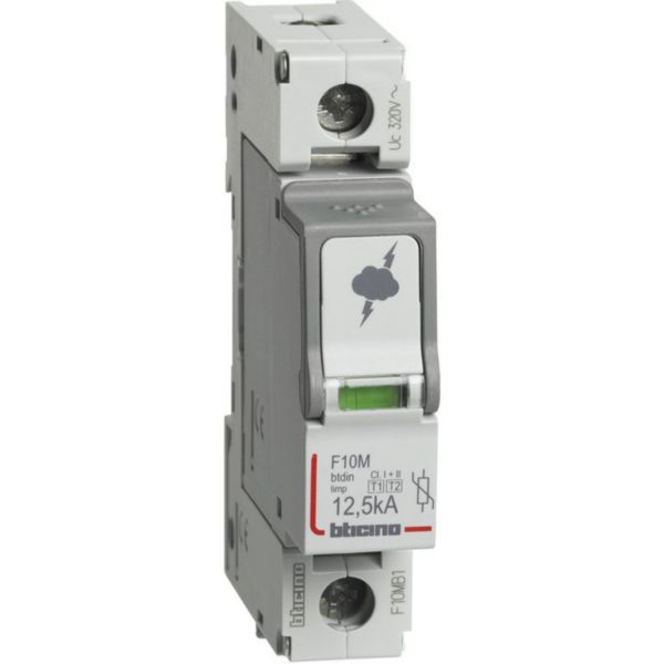 SPD - 1P - Type T1+T2 - Iimp=12.5kA - Up=1.5kV - Uc=320Vac - 1 module