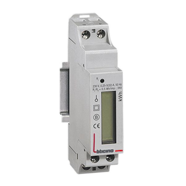 Single-phase meter for direct connection - output at pulse - In= 32A - 1 module