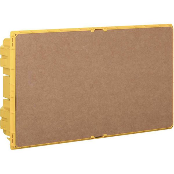 Flush-mounting box (yellow) 18 modules for LINEA SPACE and E215 series switchboards
