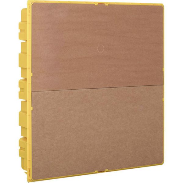 Flush-mounting box (yellow) 2x18 modules for LINEA SPACE and E215 series switchboards