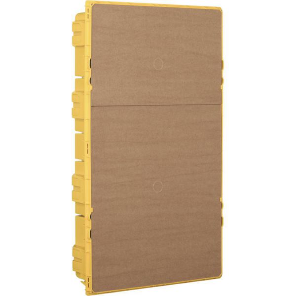 Flush-mounting box (yellow) 3x12 modules for LINEA SPACE and E215 series switchboards