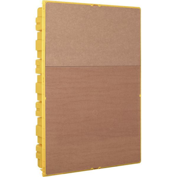 Flush-mounting box (yellow) 3x18 modules for LINEA SPACE and E215 series switchboards