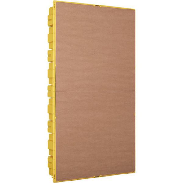 Flush-mounting box (yellow) 4x18 modules for LINEA SPACE and E215 series switchboards