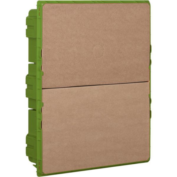 Flush-mounting box for plasterboards 2x12 modules for LINEA SPACE and E215 series