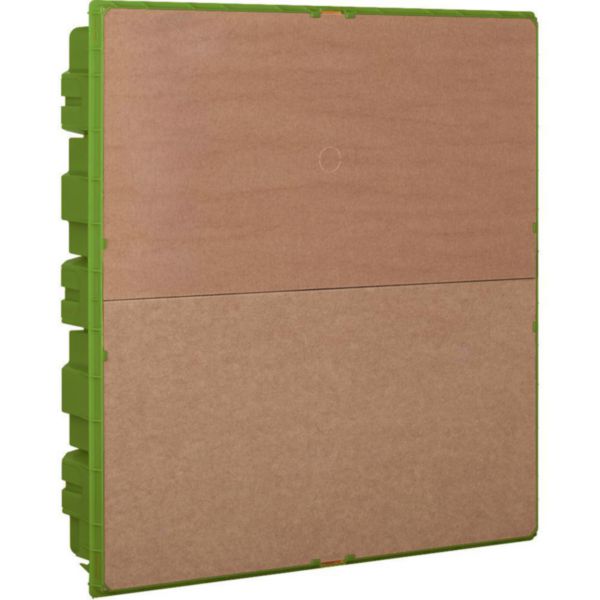 Flush-mounting box for plasterboards 2x18 modules for LINEA SPACE and E215 series