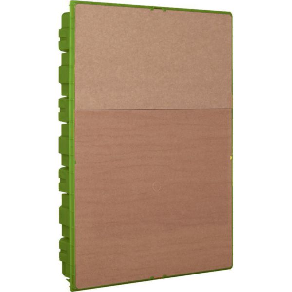 Flush-mounting box for plasterboards 3x18 modules for LINEA SPACE and E215 series