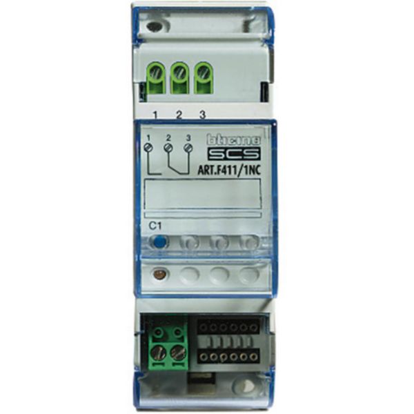 Actuator with 1 2-way NC relay for single loads