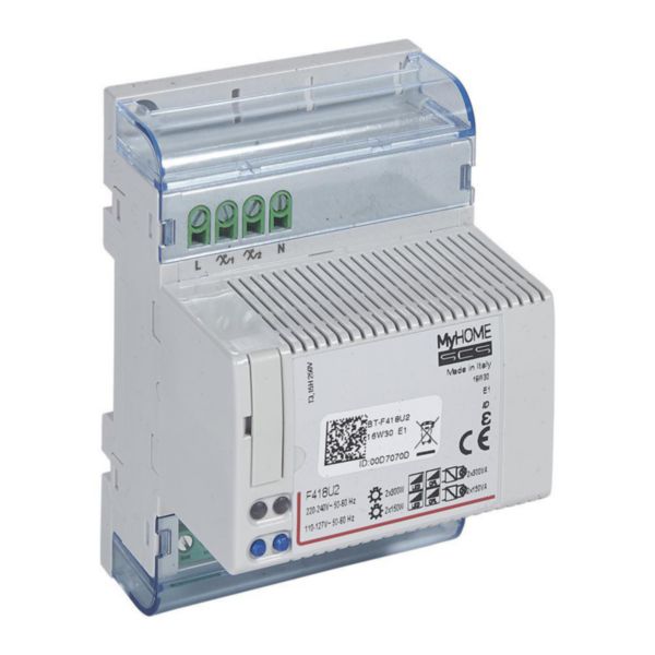 Dimmer two channels for managing dimmable LED and fluorescent lamps