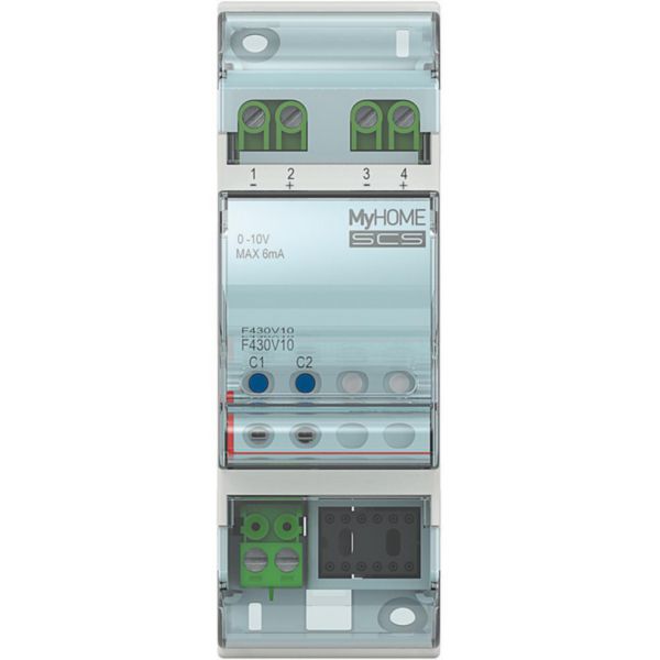 Actuator with 2 x 0-10 Volt outputs for the control of 0-10 proportional valves.