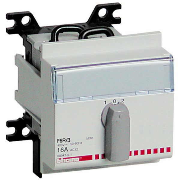 Changeover switch 2 positions + zero central