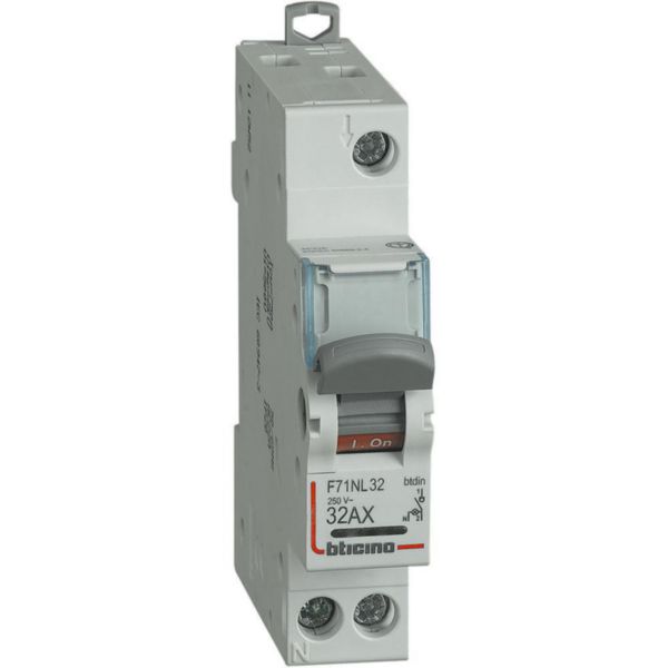 Disconnector with signalling lamp - In= 32A -1P - 1 module