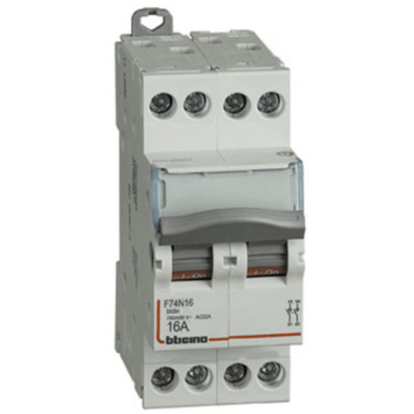 Disconnector - In=16A - 3P - 2 modules