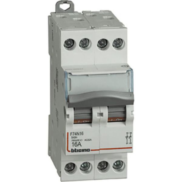 Disconnector - In=32A - 4P - 2 modules