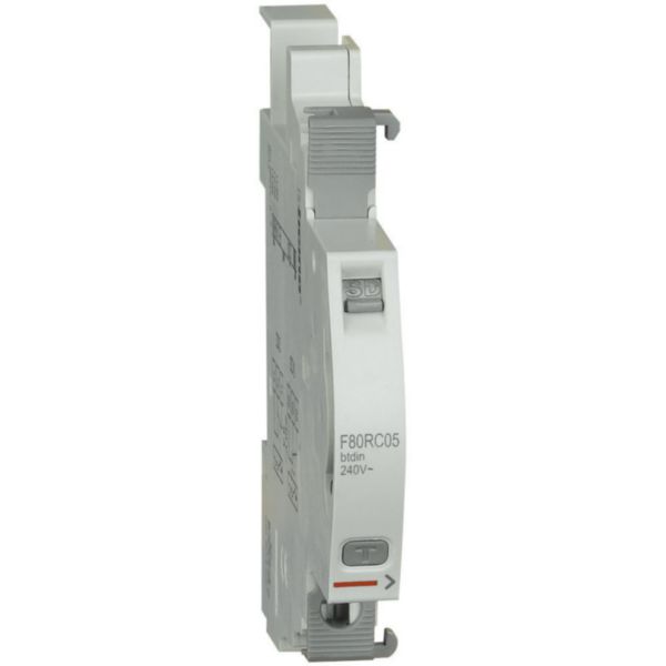 Auxiliary contact switchable in allarm contact 1NO/NC - Vn=230Vac - 0.5 modules