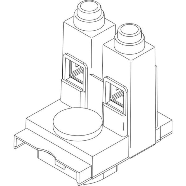 Terminal for power busbarfrom 500 to 2500A