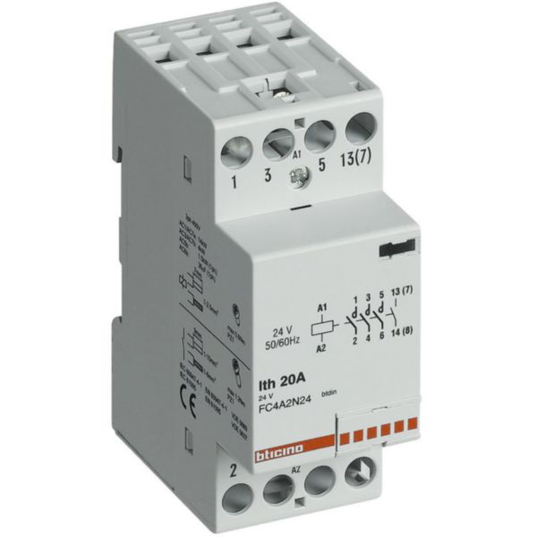 Contactor In=22/40A 2NO - Vn= 24Vac