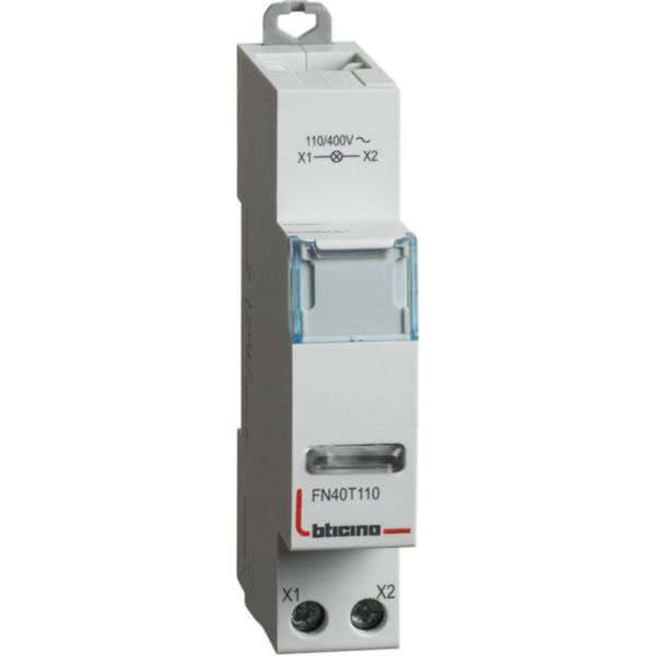 Pilot Light with white LED 110-400Vac - 1 module