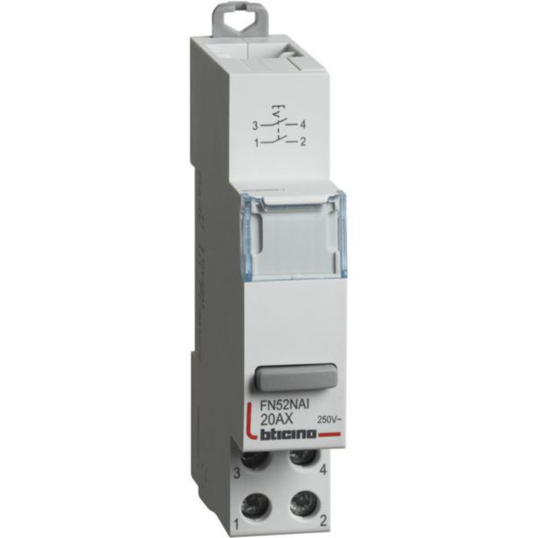 Pushbutton 2NO - 20A - 230V - 1 module