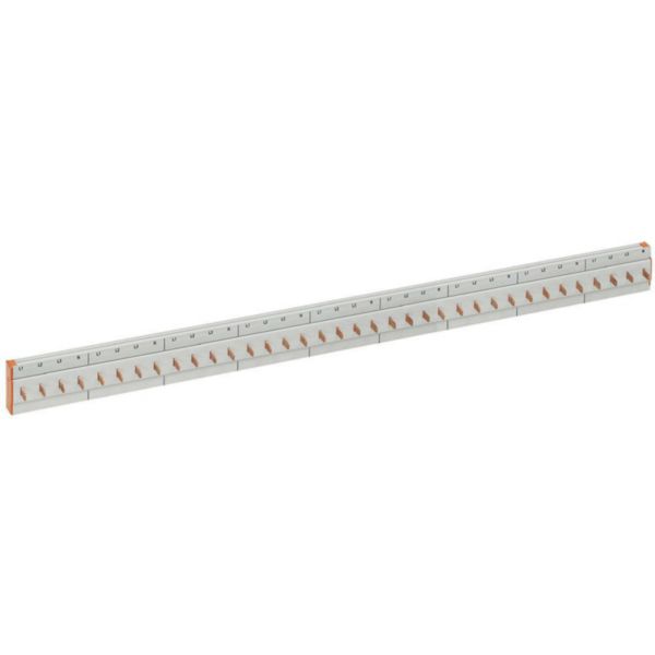 Cabling comb for Btdin 4P - 36 modules - In 80/100A (lateral/central feed)