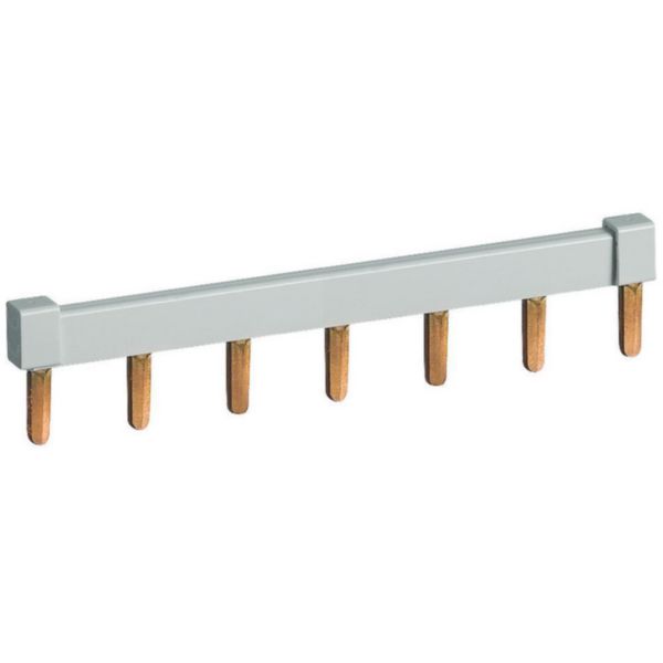 Cabling comb for 2P earth leakage circuit breakers ID4H type - 7 pin - upside cabling
