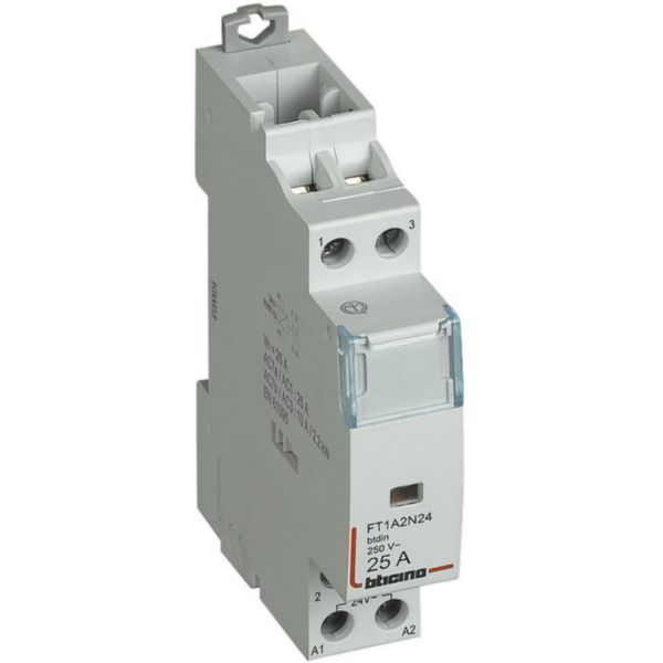Contactor In=10/25A - Vn=24 Vac - 2NO - 1 module